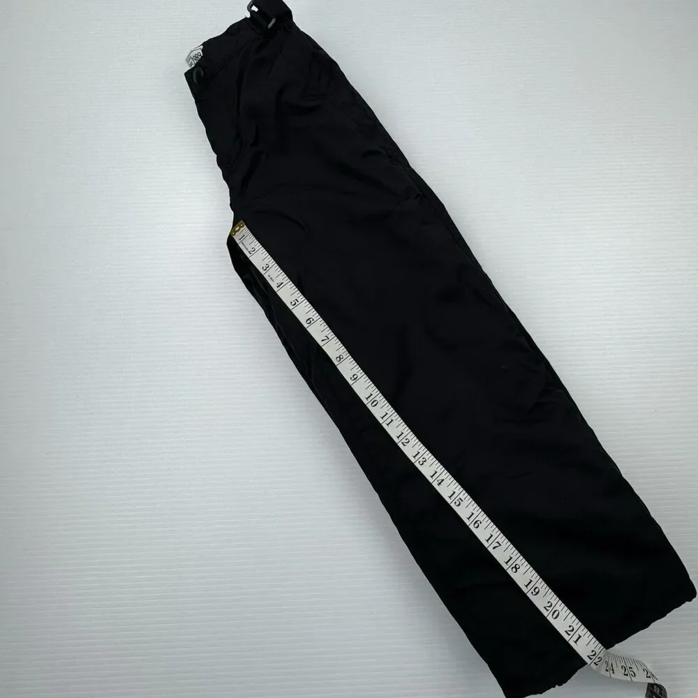 Childrens Place Snow Pants Kids 7 Black Adjustable Waist Athleisure Winter Ski